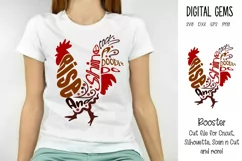 Rooster, Rise and Shine SVG / DXF / EPS / PNG files Product Image 1
