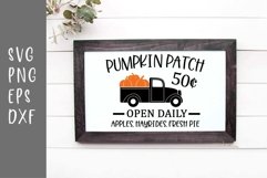 Pumpkin Patch Open Daily SVG Product Image 2