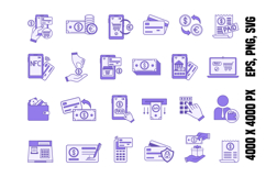 Colored Payment Icons Product Image 1