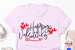 Happy valentines - Love &amp; Valentine SVG EPS DXF PNG Product Image 3