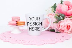 Mug Mockup Valentine&#039;s Day 11 Oz White Latte Coffee Cup Product Image 1