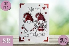 Christmas insert card design| Paper cutting | Cricut Joy svg Product Image 3