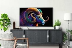 Samsung Frame TV Art, Zodiac Sign Aries Set of 4 Product Image 4