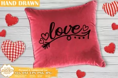 Valentine SVG | Love Arrow Svg | Funny Valentine's Day SVG Product Image 2