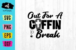 Out For A Coffin Break Halloween SVG Cut File Product Image 2