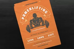 Fitness & Gym Sports Flyer Template Product Image 3