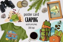 CAMPING - Poster card Product Image 1