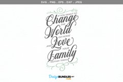 If you want to change the world - svg & printable Product Image 2