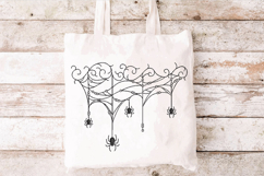 Halloween Spider Web, Machine Embroidery Design. Product Image 2