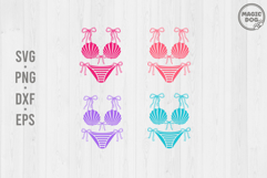 Coquette Seashell Bikini Summer Coastal Girly Beach Swimsuit Product Image 1