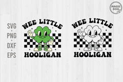 Wee Little Hooligan St Patricks Day|Retro Shamrock Clover Product Image 1