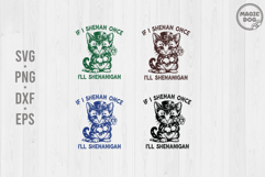 Shenanigans St. Patrick’s Day|Lucky Irish Tabby Cat Shamrock Product Image 1