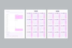 Daily Planner Template Printable, Modern and Editable Design Product Image 1