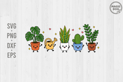 Houseplants Cute Plant Mom|Gardener and Plantaholic SVG Product Image 1