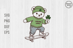 Feeling Lucky Bear|St Patricks Day Teddy Bear|Lucky Shamrock Product Image 1