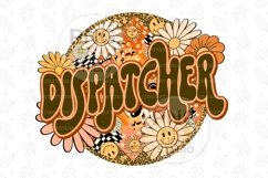 Dispatcher Png Retro Groovy Floral Leopard Sublimation Product Image 2