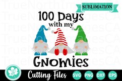 100 Days of School SVG | 100 Days with my Gnomies Product Image 2