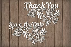  Wedding SVG files for Silhouette Cameo and Cricut. Wedding Friezes floral SVG  Product Image 1