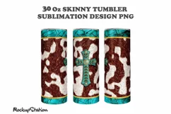 Cross Tumbler Design Sublimation for 20oz Skinny Cup Product Image 2