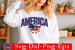 Coquette America Cherries Shirt, Svg Png Product Image 1
