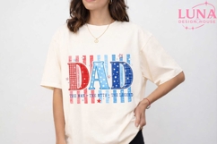 Dad The Man The Myth The Legend PNG, Patriotic Dad PNG, 4th Product Image 1