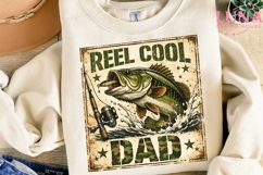 Reel Cool Dad PNG, Fishing Dad Sublimation, Father's Day PNG Product Image 2