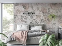 Wall mockup - Wallpaper mockup Product Image 3