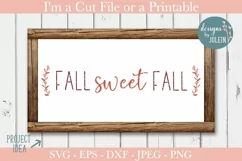 Fall sweet Fall SVG, PNG, DXF, EPS, JPEG Product Image 1