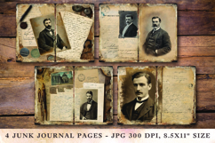 Junk Journal Pages - old man Product Image 1
