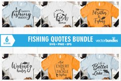Fishing quotes svg. Cut files for crafters Product Image 1
