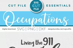 Living the 911 Dispatcher life - a 911 dispatcher svg file Product Image 4