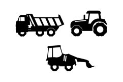 Tractor Silhouettes Product Image 1