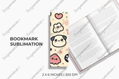 Cute Dog Bookmark Sublimation Product Image 1