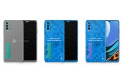 Redmi 9 Power 2021 PSD Skin Mockup Template Product Image 1