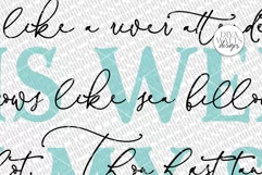 It Is Well With My Soul SVG | Christian Lyrics Sign Product Image 3