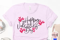 Happy Valentine's Day - Love & Wedding SVG EPS DXF PNG Product Image 3