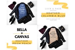 Autumn Fall Winter TShirt Mockup Bundle Bella Canvas 3001 Product Image 2