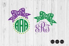 Mardi Gras Bow SVG Product Image 1