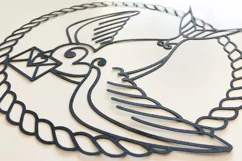 Swallow Paper Cut, Nautical SVG Product Image 5