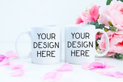 Mug Mockup Valentine&#039;s Day 11 Oz White Coffee Cup Mock up Product Image 1