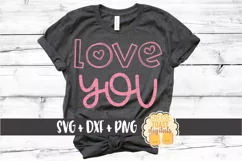 Loved You - Valentine's Day SVG PNG DXF Files Product Image 1