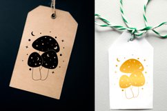 Mushroom SVG, Magic mushroom Svg, Witchy svg, Celestial svg Product Image 6