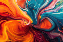 Abstract Fluid Acrylic Painting Background Wallpaper Product Image 1