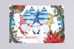 Watercolor Scandinavian Gnome, Christmas clipart Product Image 4
