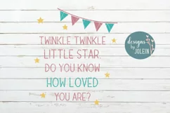 Twinkle Twinkle SVG, PNG, DXF Product Image 3