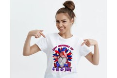 Patriotic Gnome July 4th Sublimation PNG bundle Product Image 4