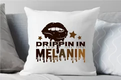 Black Lives Matter SVG PNG EPS DXF MELANIN DRIPPIN' SVG File Product Image 5