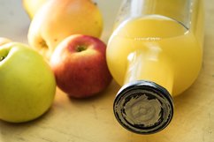 Glass bottle with a juice Product Image 1