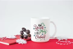 Have Yourself a Merry Little Christmas SVG File Product Image 4
