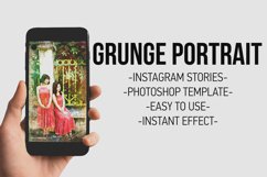 Grunge Portrait - Instagram Stories Template Product Image 1
